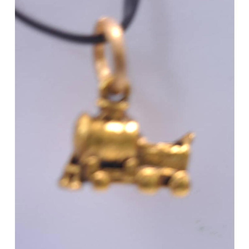 Goldtone Train Locomotive‎ Engine Transportation Charm Pendant New 4 Necklace